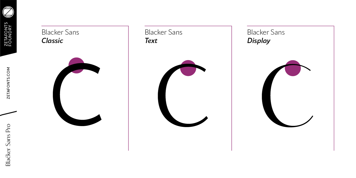 Пример шрифта Blacker Sans Pro Medium Italic